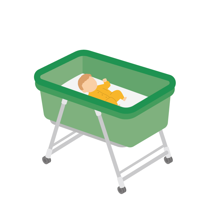 低月齢乳児用ベッド（バシネット）